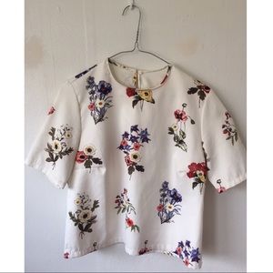 Floral light square top